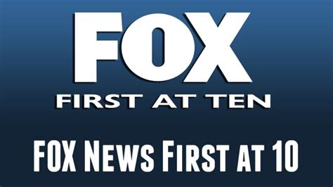 Fox News First .